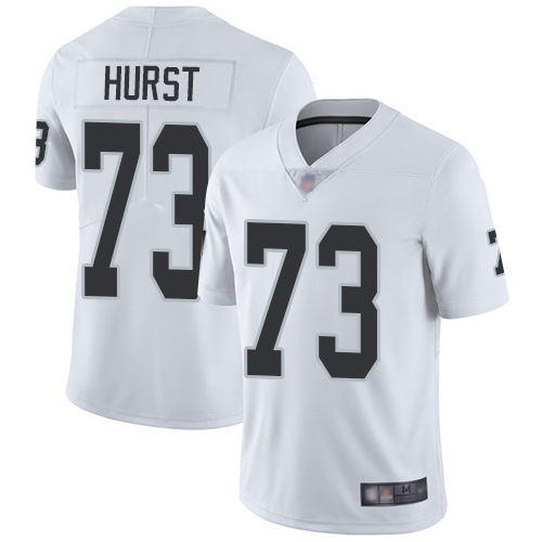 Men Oakland Raiders Limited White Maurice Hurst Road Jersey NFL Football 73 Vapor Untouchable Jersey